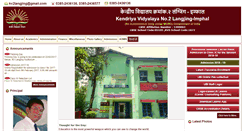 Desktop Screenshot of kv2langjingimphal.org